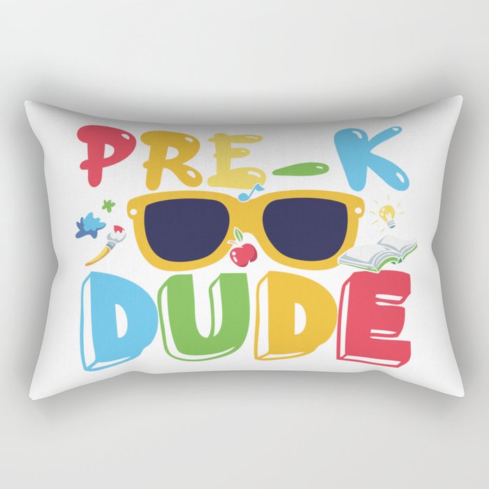 Pre-K Dude Sunglasses Rectangular Pillow