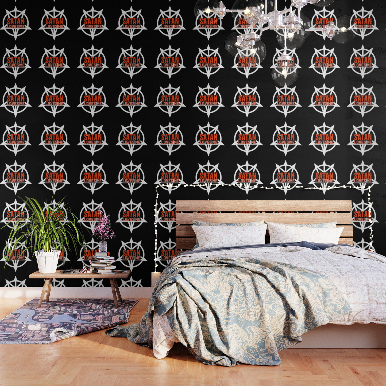 Satan Loves Me Atheist Atheism Religion Satanic Wallpaper By