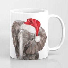 Christmas Baby Elephant Coffee Mug