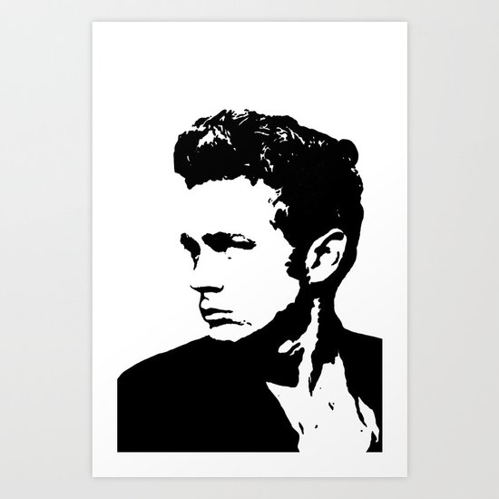 James Dean Art Print