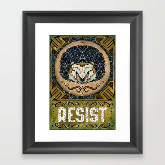 Resist Framed Art Print
