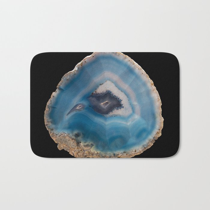 Blue Geode Bath Mat