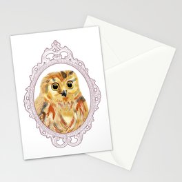 A Portrait of an Owl Stationery Cards
