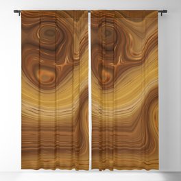Gold Abstract Agate 23 Blackout Curtain