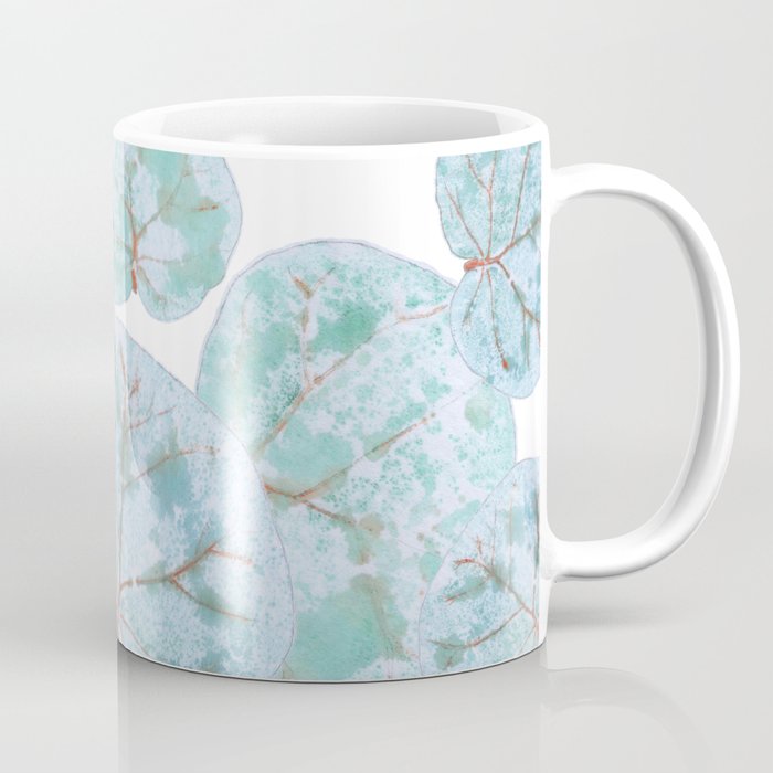 Sea Grape Tropical Leaves Coffee Mug