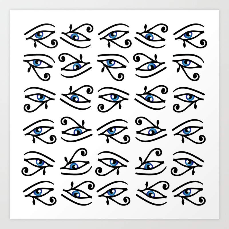 Egyptian Eye Of Horus Or Wadjet Is A Symbol Of Royal Power And