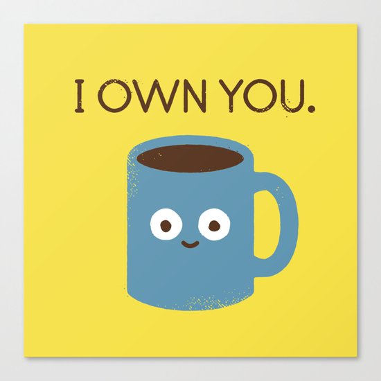 Coffee Talk Canvas Print