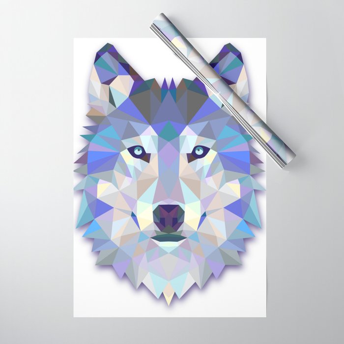 Colorful Wolf Wrapping Paper