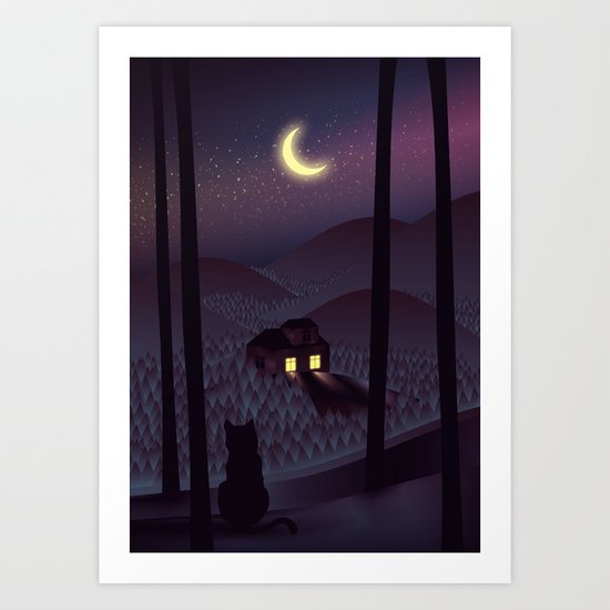 Silent Watcher Art Print