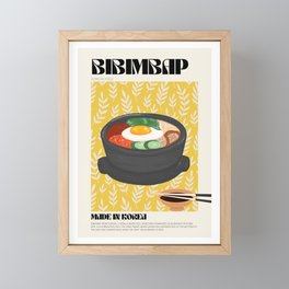 Bibimbap Framed Mini Art Print