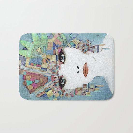 Nouveau Girl 4 (aged finish) Bath Mat