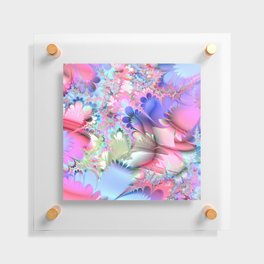 Groovy Pastel Fractal Floating Acrylic Print