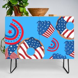 Fourth Of July Pattern  Credenza
