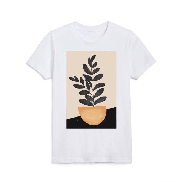 Modern potted plant 2 Kids T Shirt