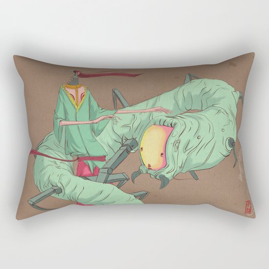 Kaguyahime - かぐやひめ(The Bamboo Princess) Rectangular Pillow