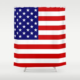 USA Flag Shower Curtain