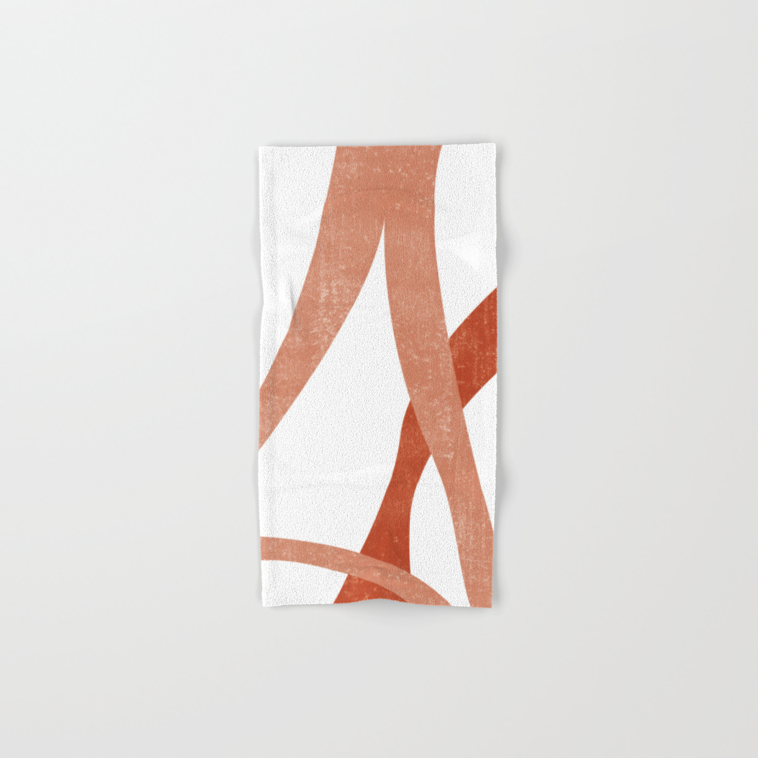 Terracotta Art Print 4 Abstract Modern Minimal Terracotta Art Print 4