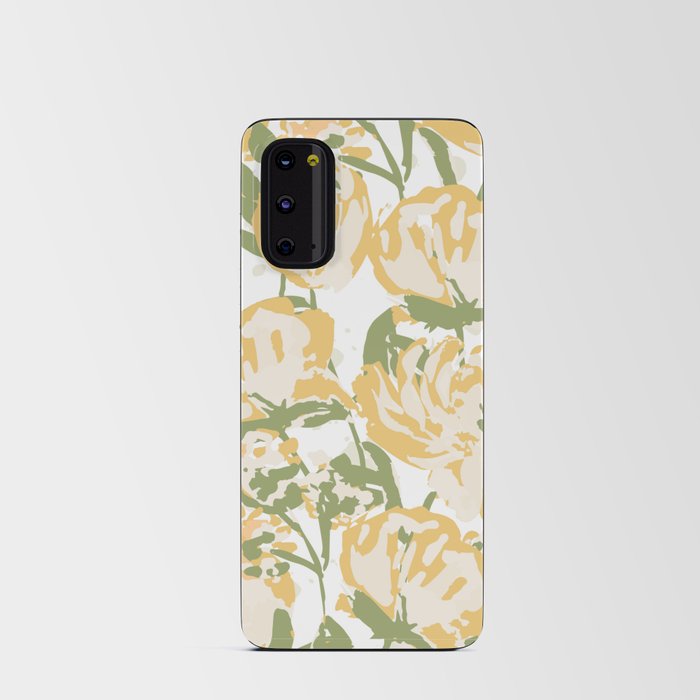 Abstract Roses Pattern  Android Card Case