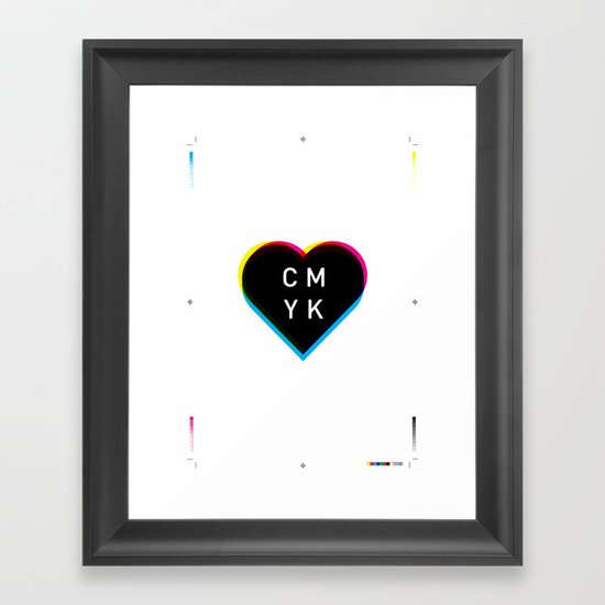 Print Love Framed Art Print