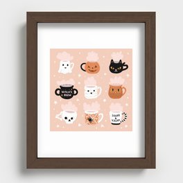 Spooky Mugs Recessed Framed Print