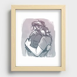 Dick and Damian Recessed Framed Print