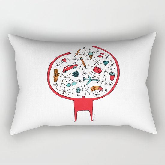 holding it all together Rectangular Pillow