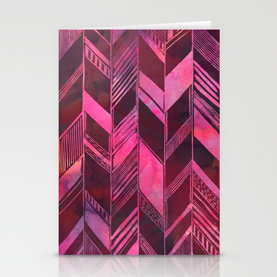 PATTERN {chevron 007} Stationery Cards