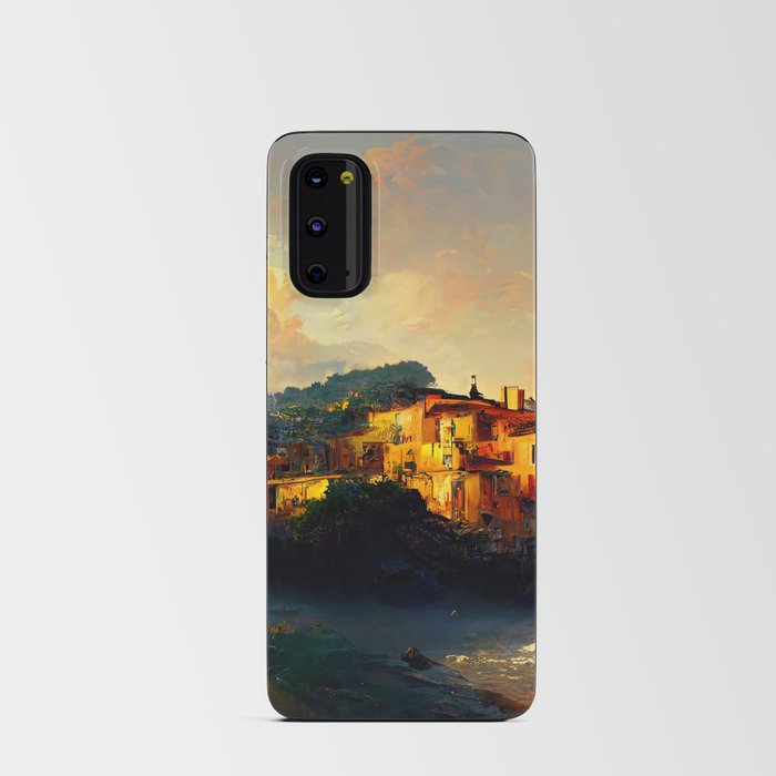 Sunset on the Italian Riviera Android Card Case