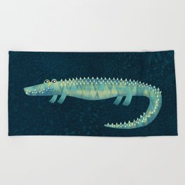 Alligator - or maybe Crocodile Beach Towel