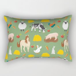 Farm animals Rectangular Pillow
