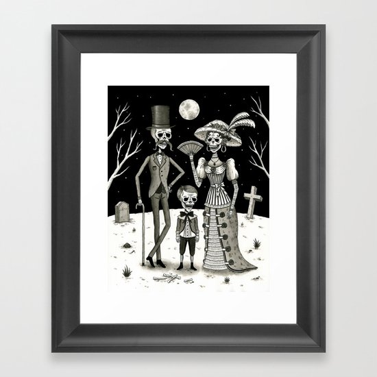 Family Portrait of the Passed Framed Art Print