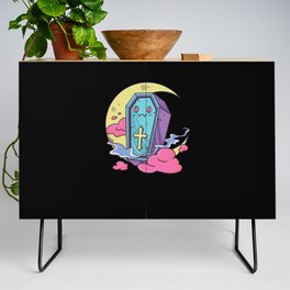 Kawaii Pastel Colors Gothic Cute Goth Coffin Credenza