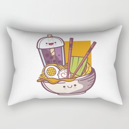 Boba Bubble Tea Miso Ramen Rectangular Pillow