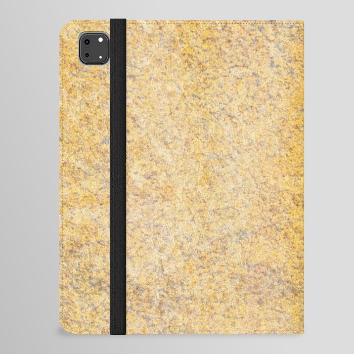 yellow tufted terry cloth iPad Folio Case