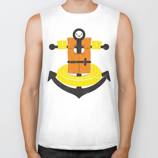 I Refuse To Sink Biker Tank