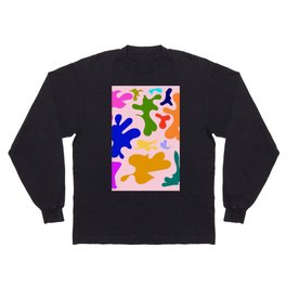 15 Henri Matisse Inspired 220527 Abstract Shapes Organic Valourine Original Long Sleeve T-shirt
