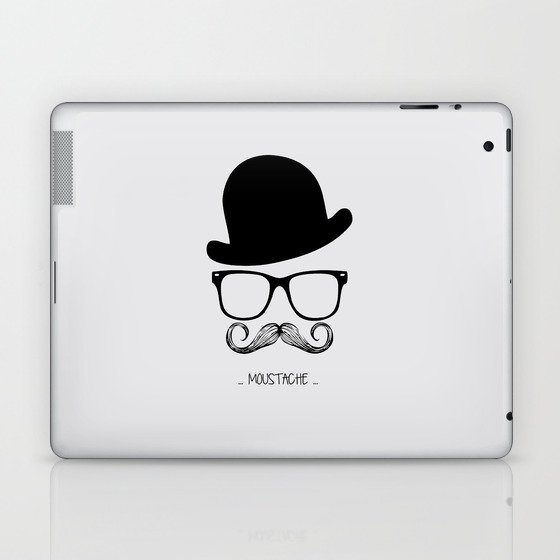 Mr. Moustache Laptop & iPad Skin