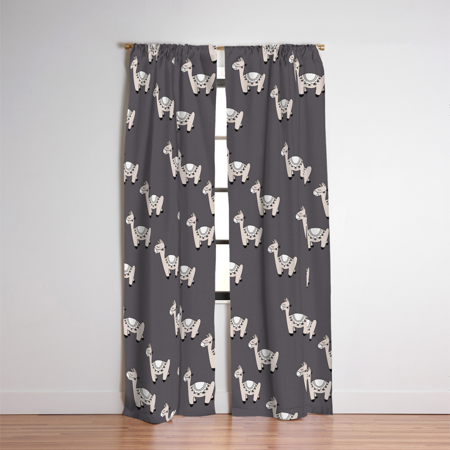Cute Little Baby Llama Alpaca Illustration Pattern Neutral Nursery
