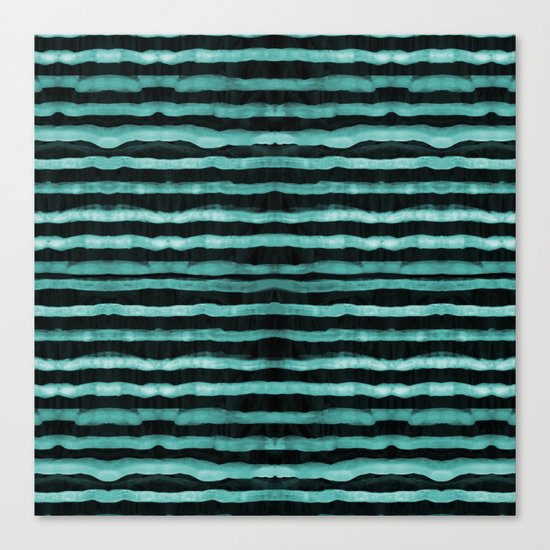 Neon stripes Canvas Print