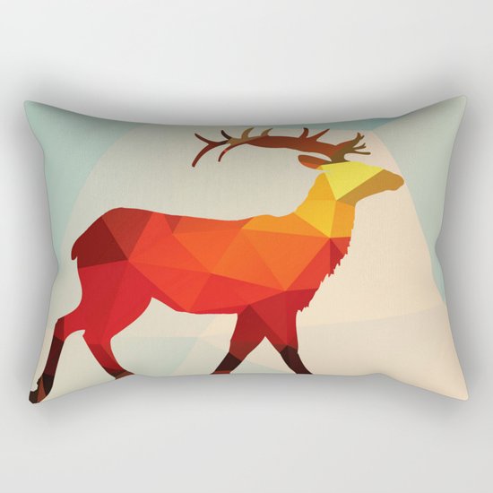 oh deer Rectangular Pillow
