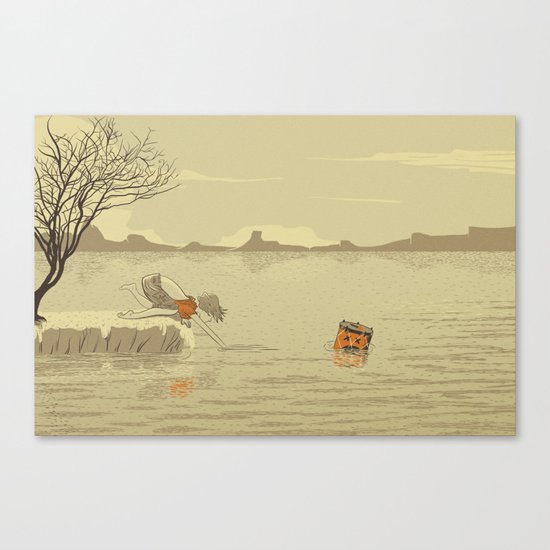 ANALOG Zine Canvas Print