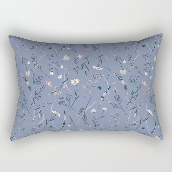 Untamed [blue] Rectangular Pillow