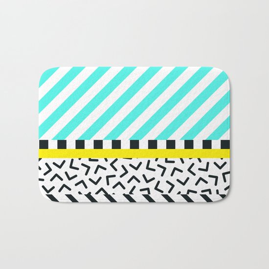 Memphis pattern 82 Bath Mat
