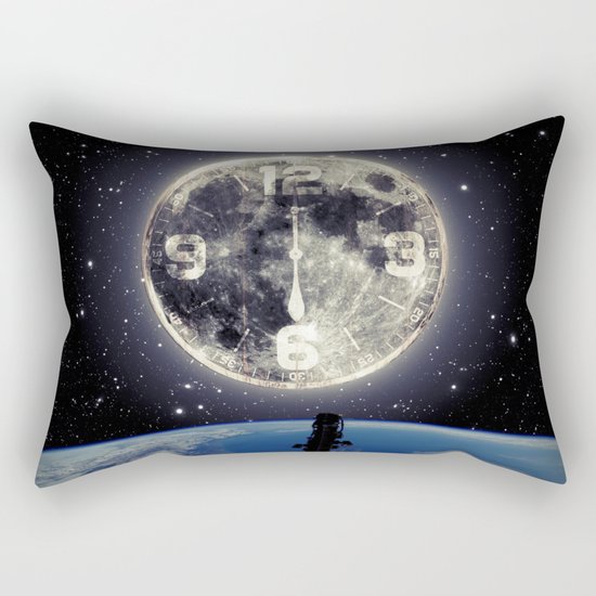 Midnight at Space Rectangular Pillow