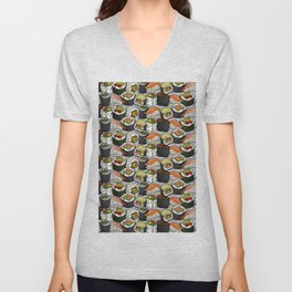 Endless Sushi  V Neck T Shirt