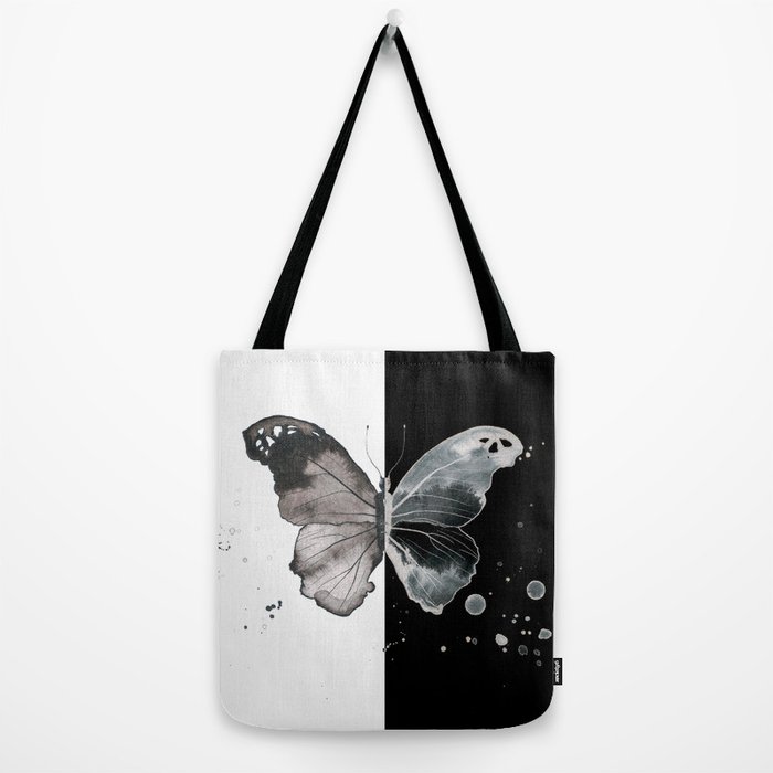 Papillon Noir Tote Bag by melaniearias | Society6