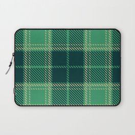 Green Square Pattern Laptop Sleeve