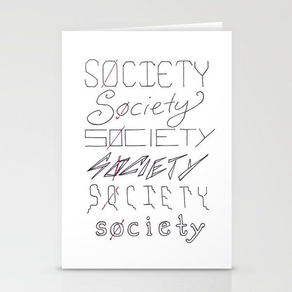 Six Societies Stationery Cards