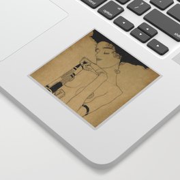 Egon Schiele  -  Standing Girl Sticker