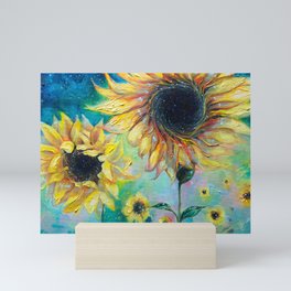 Supermassive Sunflowers Mini Art Print